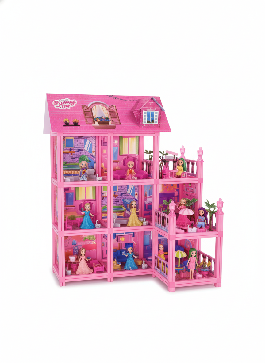 Big House sunny day Spark girls