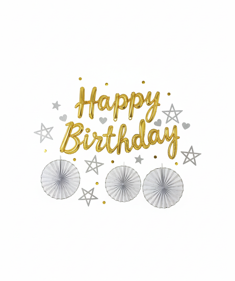 Happy Birthday Paper Flags