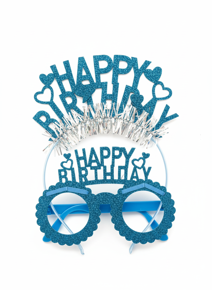 Happy Birthday glittered Sunglass