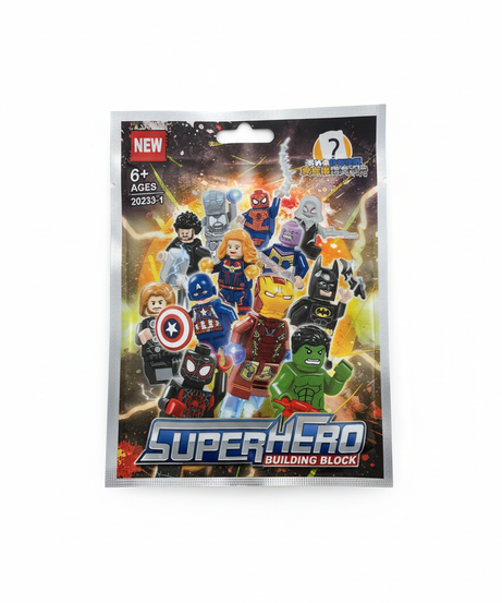 Superhero Building Block Mystery Pack