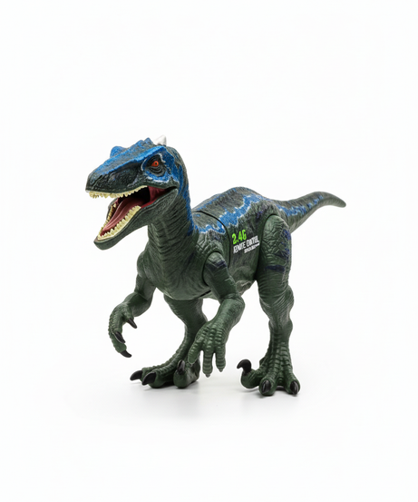 2.4G Remote Control Dinosaur Light And Sound Action Mist Velociraptor Dinosaurs