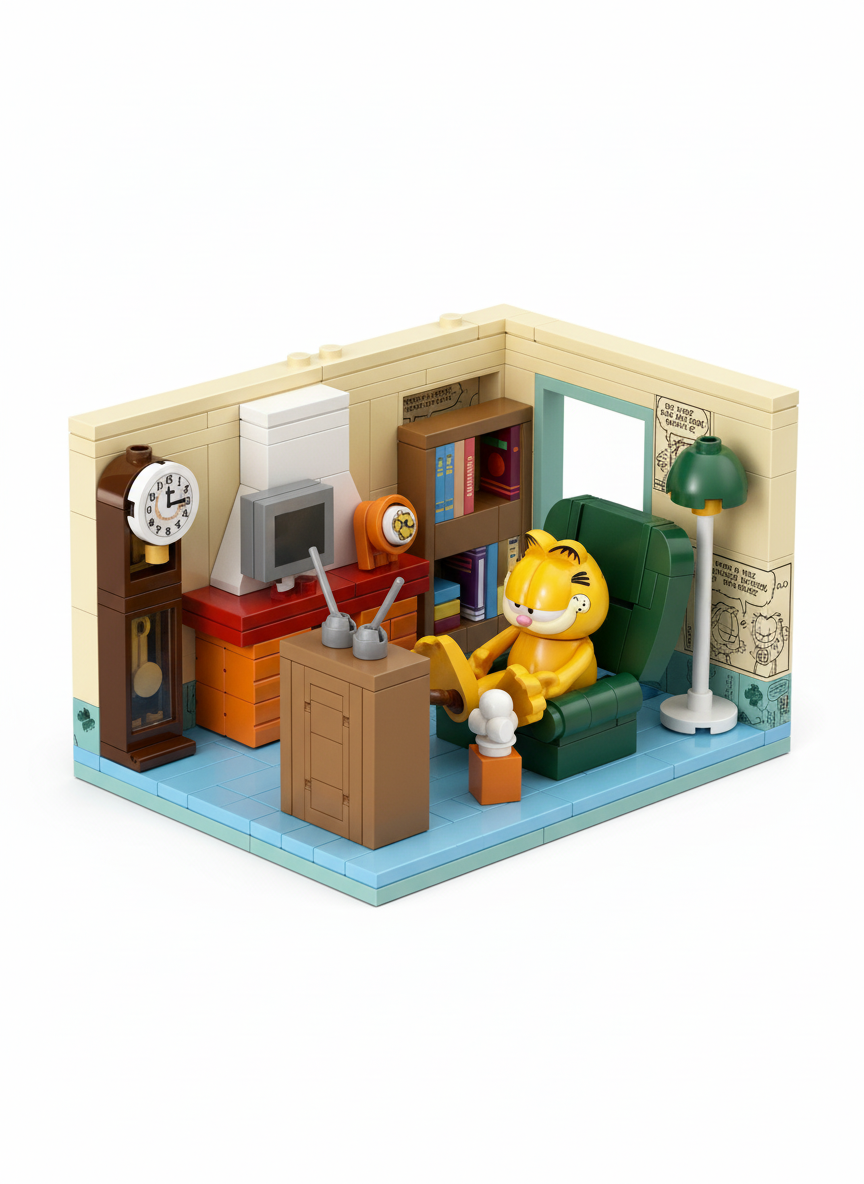 Nickelodeon Garfield 219 PCS Lego