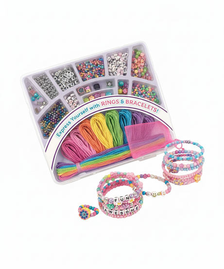 Cra-Z-Art Shimmer 'n Sparkle Spell & Stack Totally Trendy A to Z Jewelry Kit