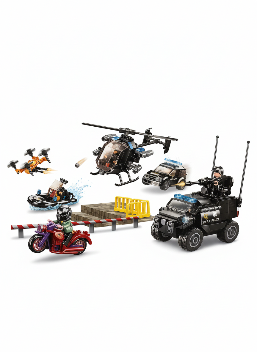 Police 09 S.W.A.T 469 PCS Lego