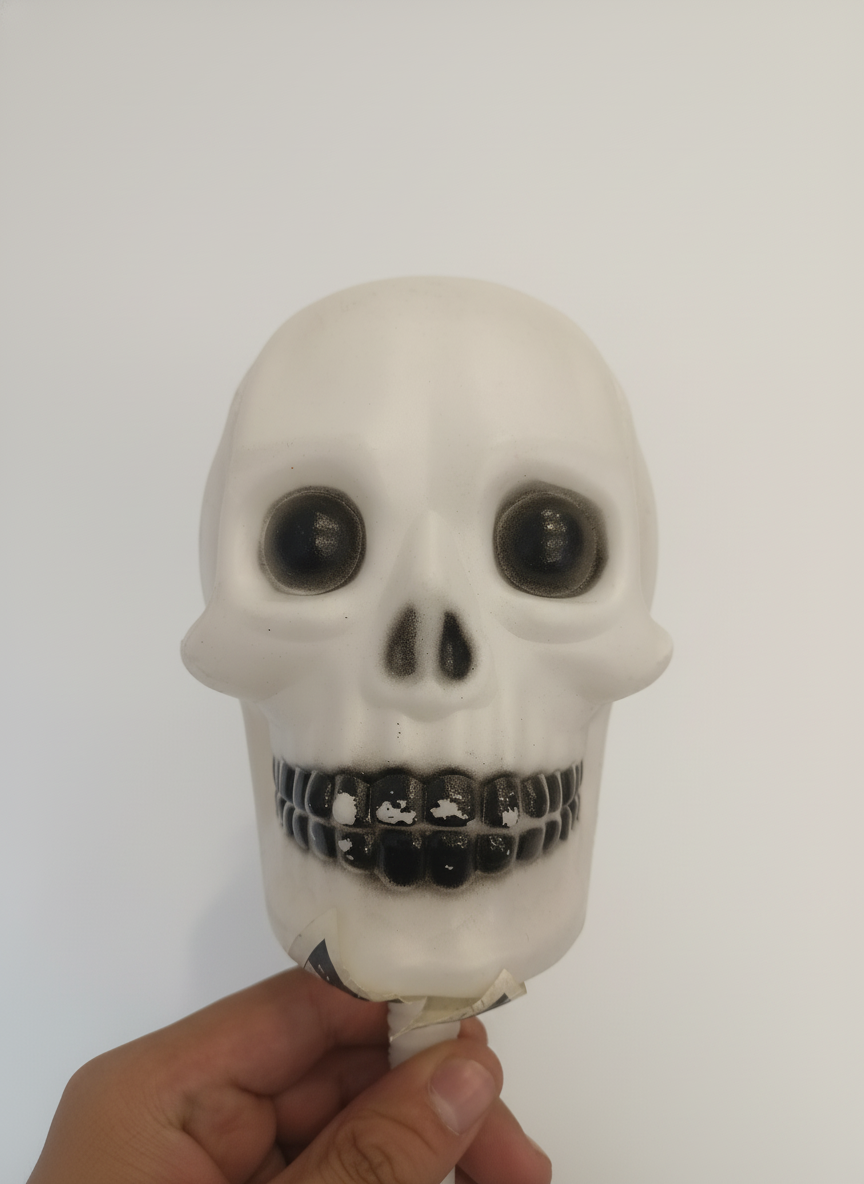 Horror Halloween Skeleton Head