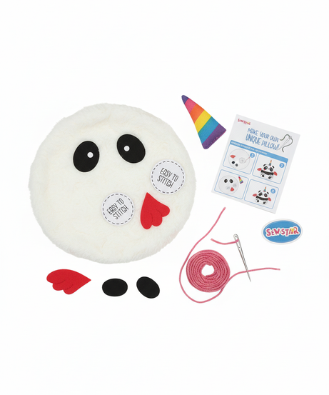 Sew-Star Furry Panda Pillow Kit