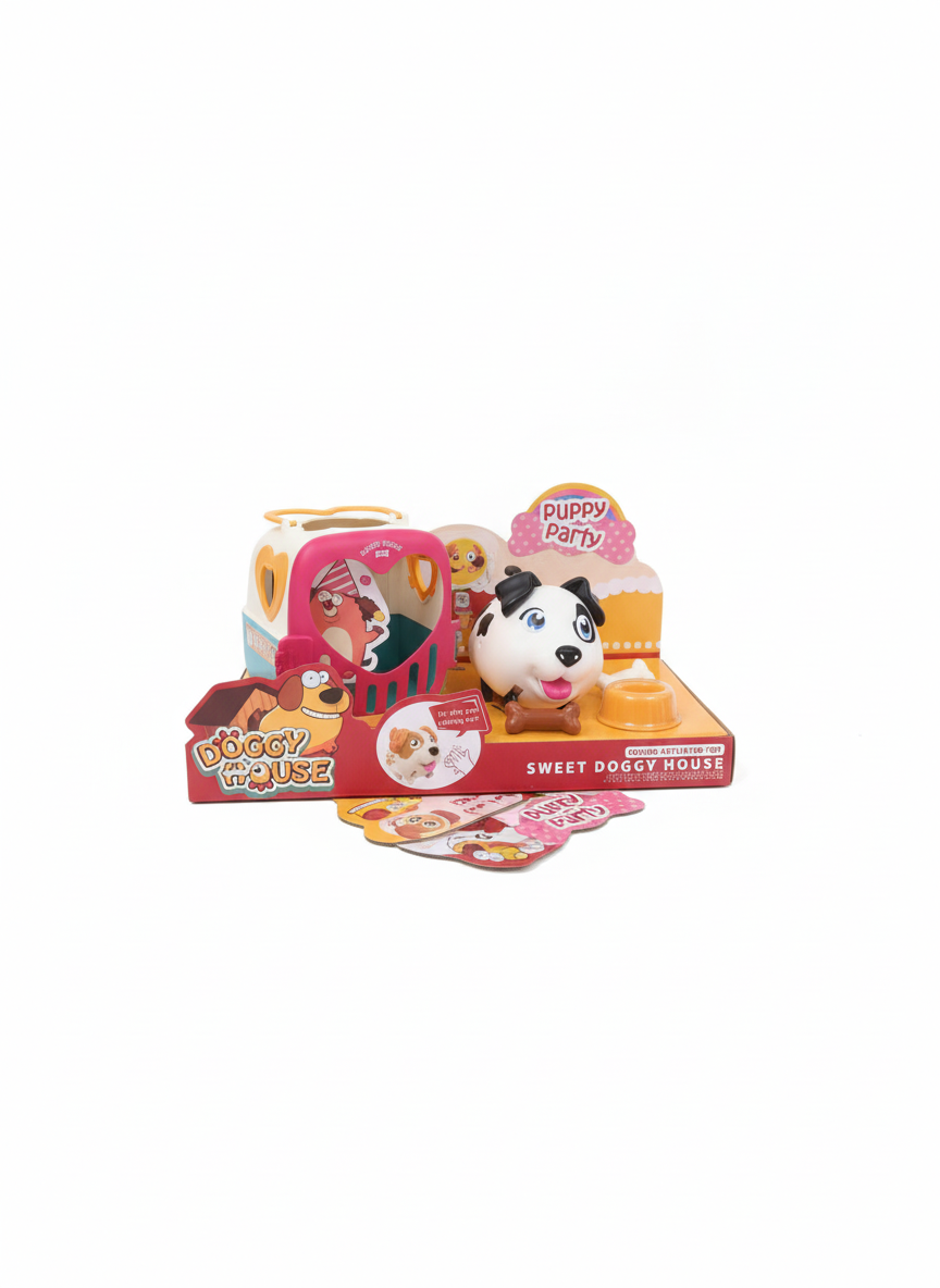 Doggy House Sound Activated Toy Doggy Music Storage