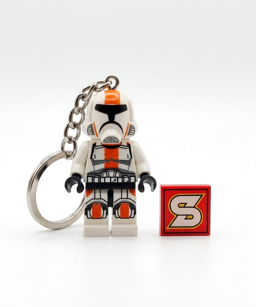 S Brand Star Wars Clone Trooper Minifigure Keychain SY198A