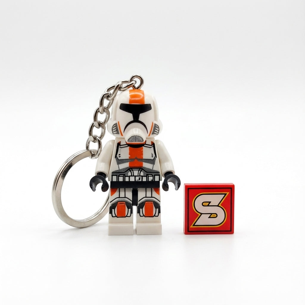 S Brand Star Wars Clone Trooper Minifigure Keychain SY198A
