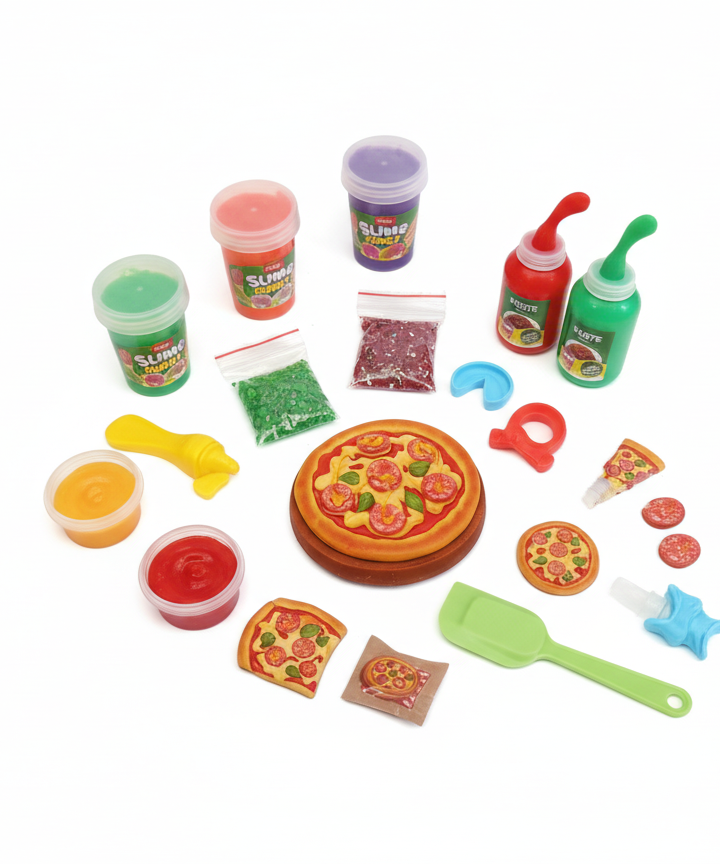 ZURU Slime Smart: Make Your Own Realistic Slime Food! (Pizza Kit)