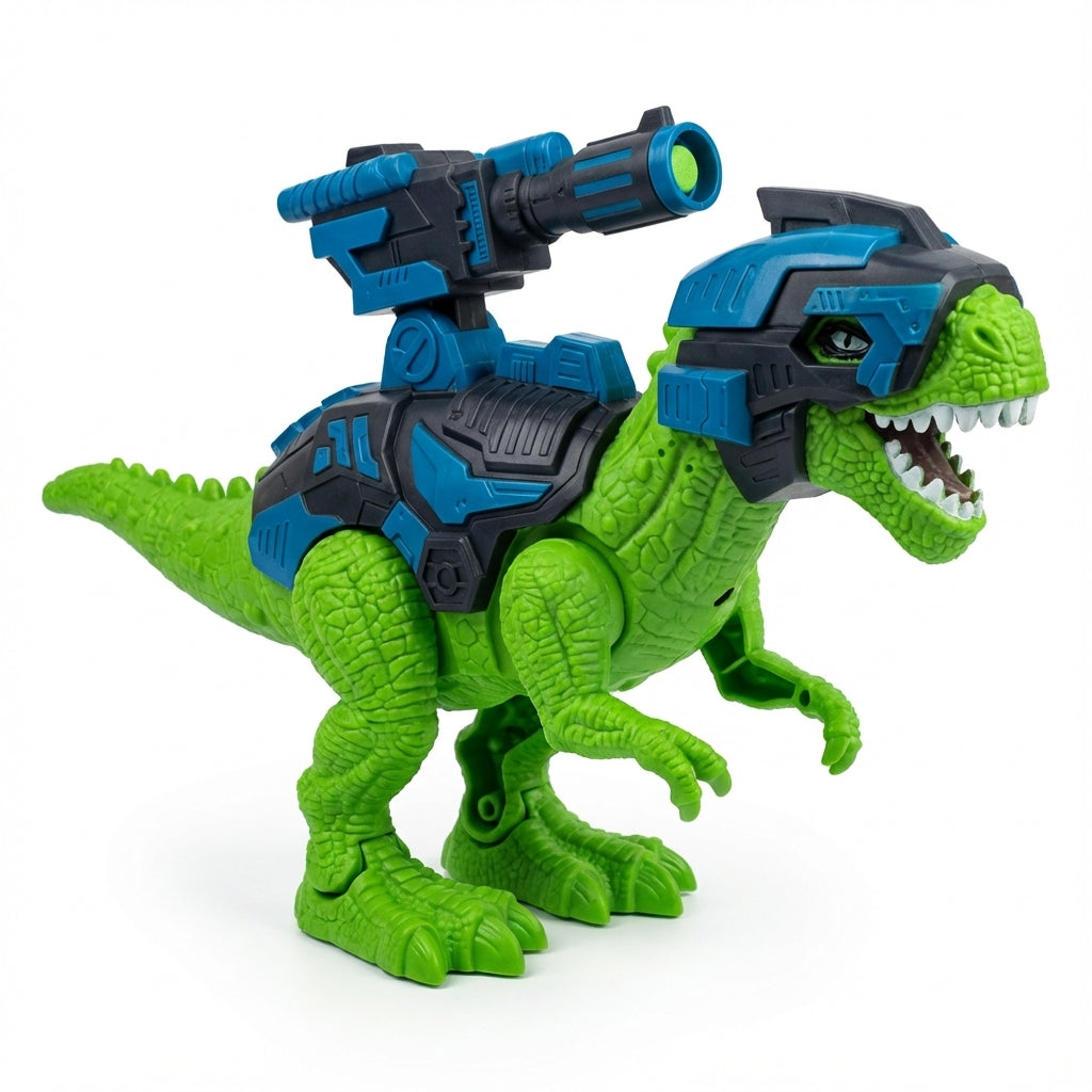 ROBO DINOSAUR Mechanic Tyrannosaurus Electric Launch Soft Bullet Toy