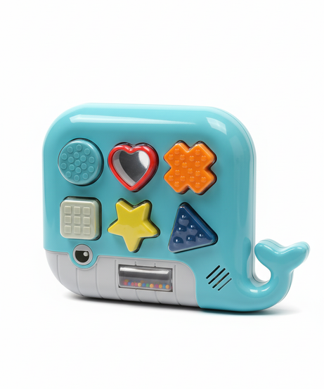 Perform Music Lively Whale Shape Sorter Light Sounds Cultivate An Interest In Music