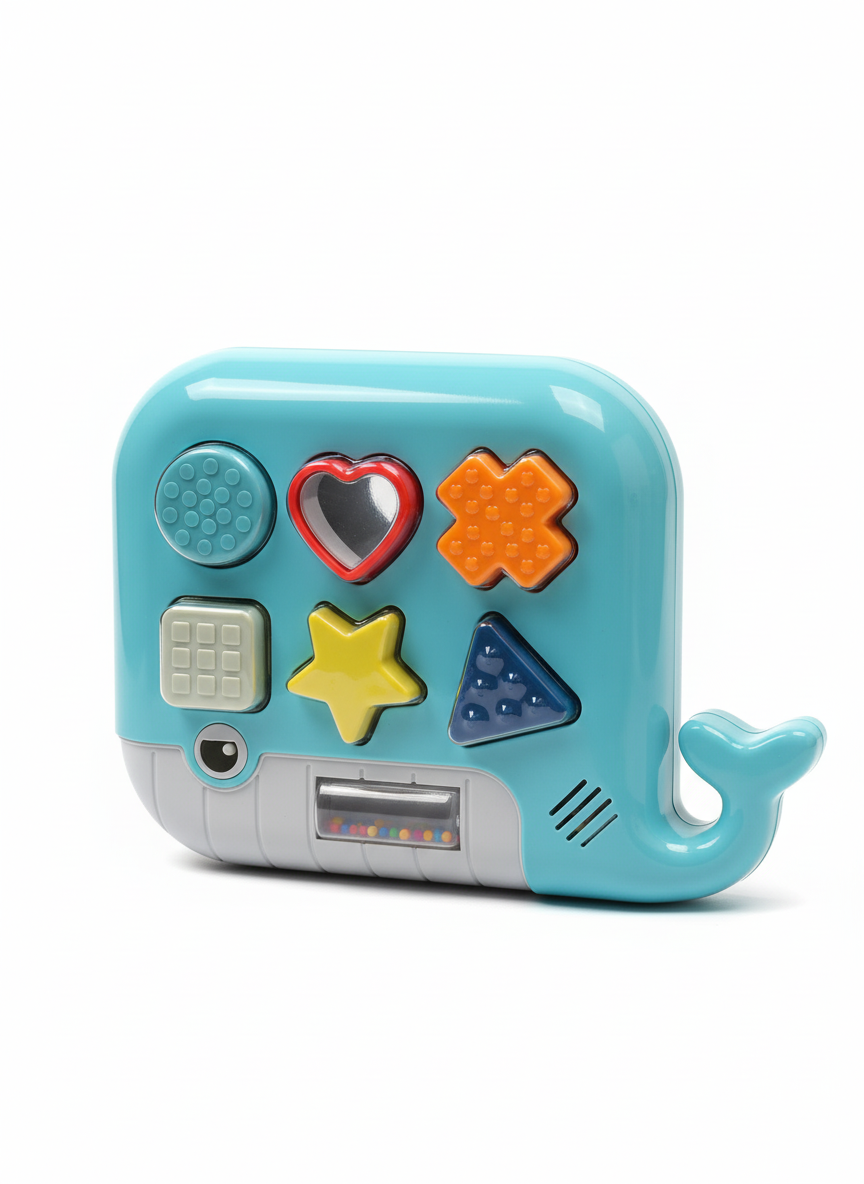 Perform Music Lively Whale Shape Sorter Light Sounds Cultivate An Interest In Music