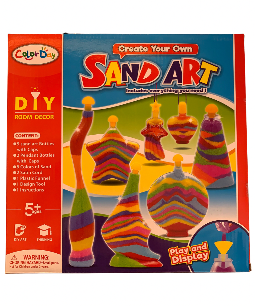Color Day Create Your Own Sand Art DIY Room Decor Kit