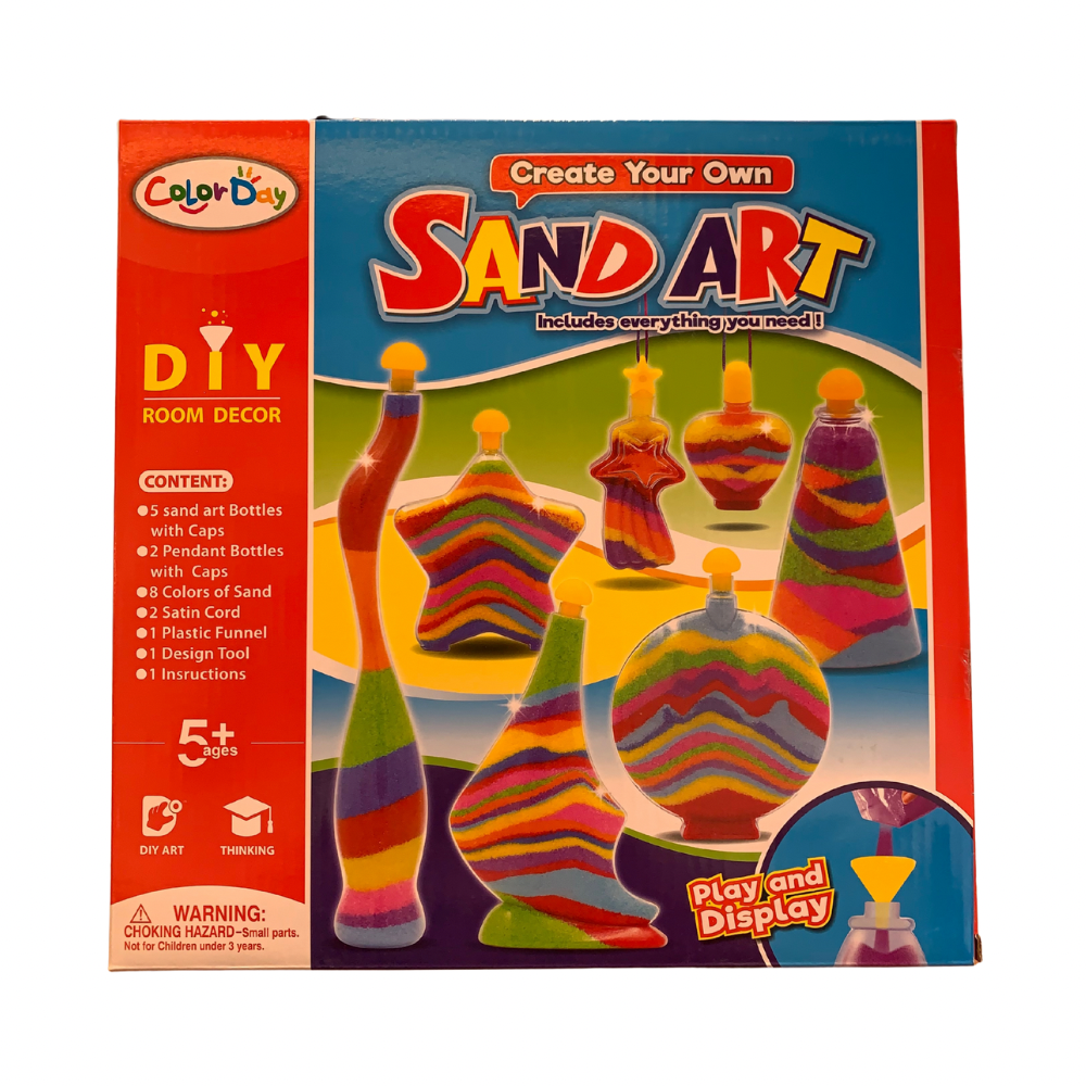 Color Day Create Your Own Sand Art DIY Room Decor Kit