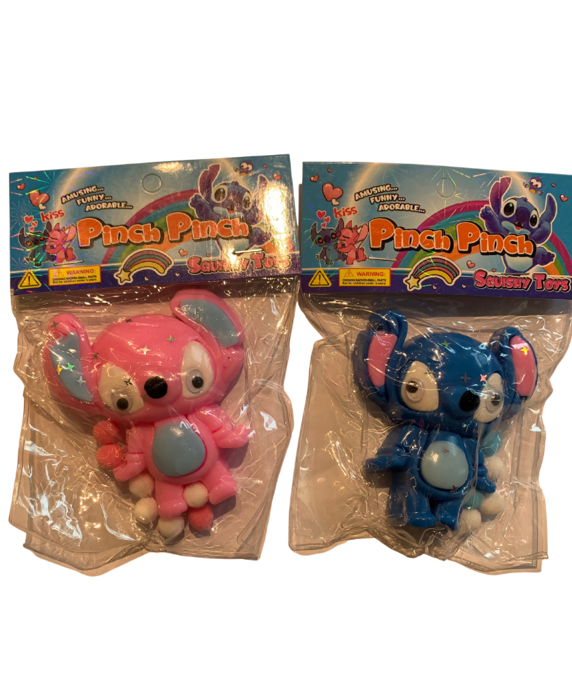 Happy Toys Kawaii Character & Paw Print Squishy Fidget Toys