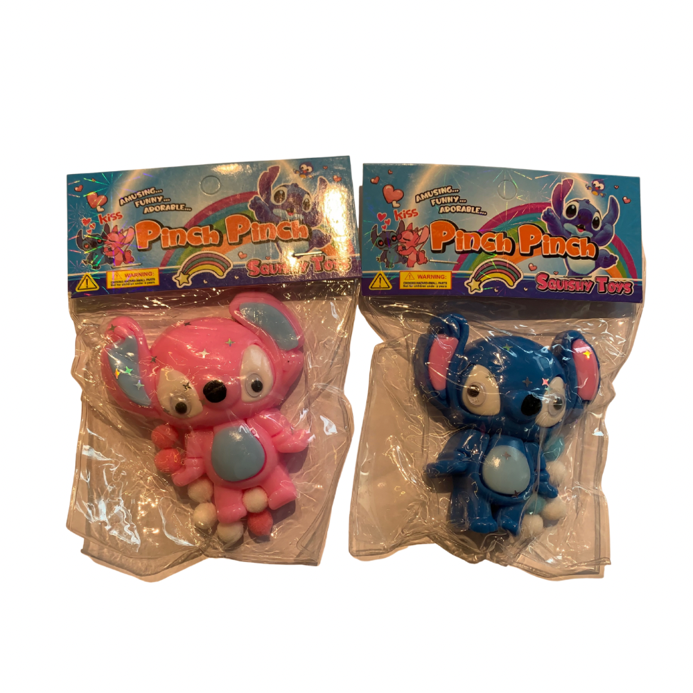 Happy Toys Kawaii Character & Paw Print Squishy Fidget Toys