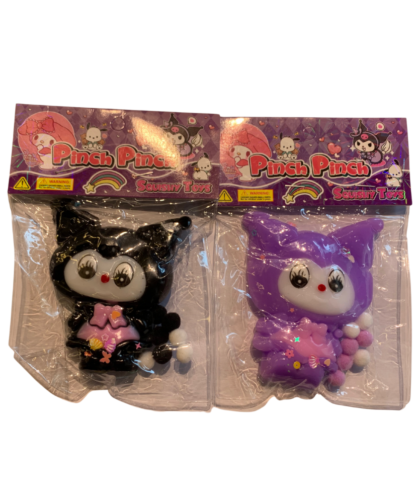 Happy Toys Kawaii Character & Paw Print Squishy Fidget Toys