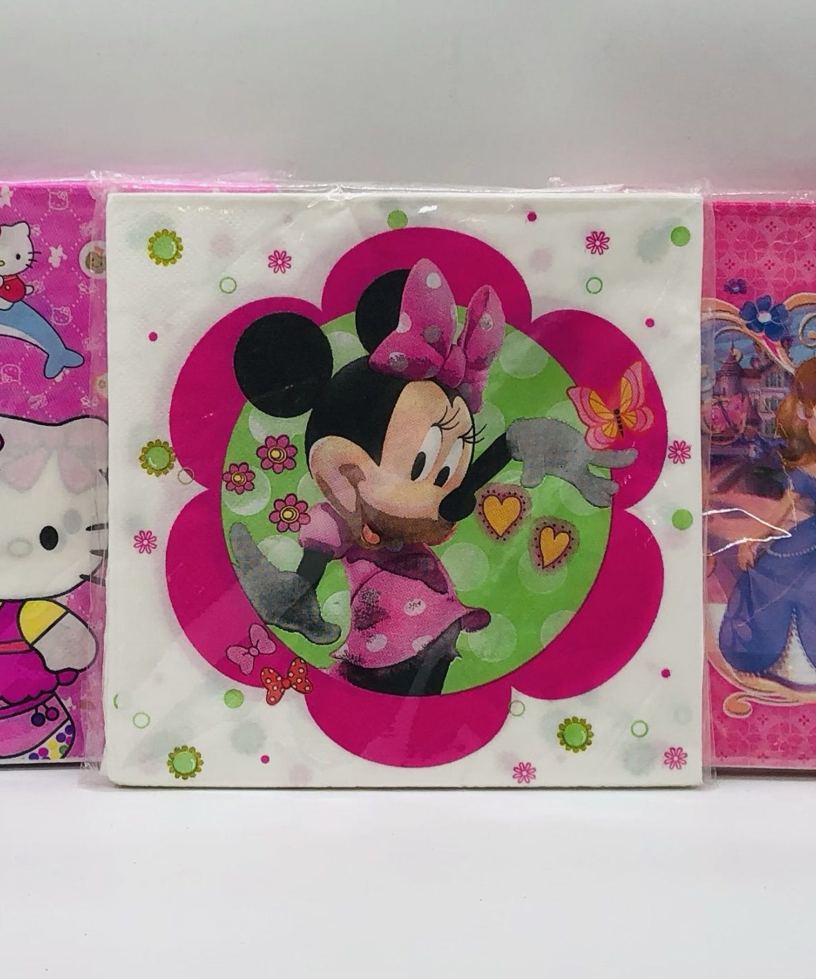 Disney Character Themed Party Napkin Assortment - 4 Pack