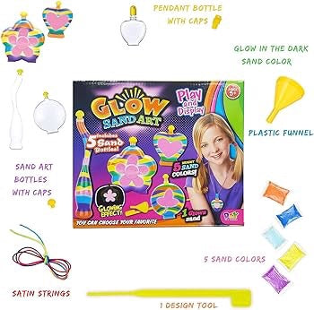 Glow Sand Art 5 Colors