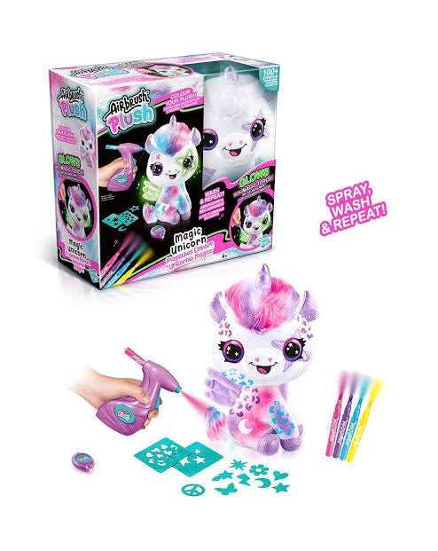 Air Brush Plush Magic Unicorn