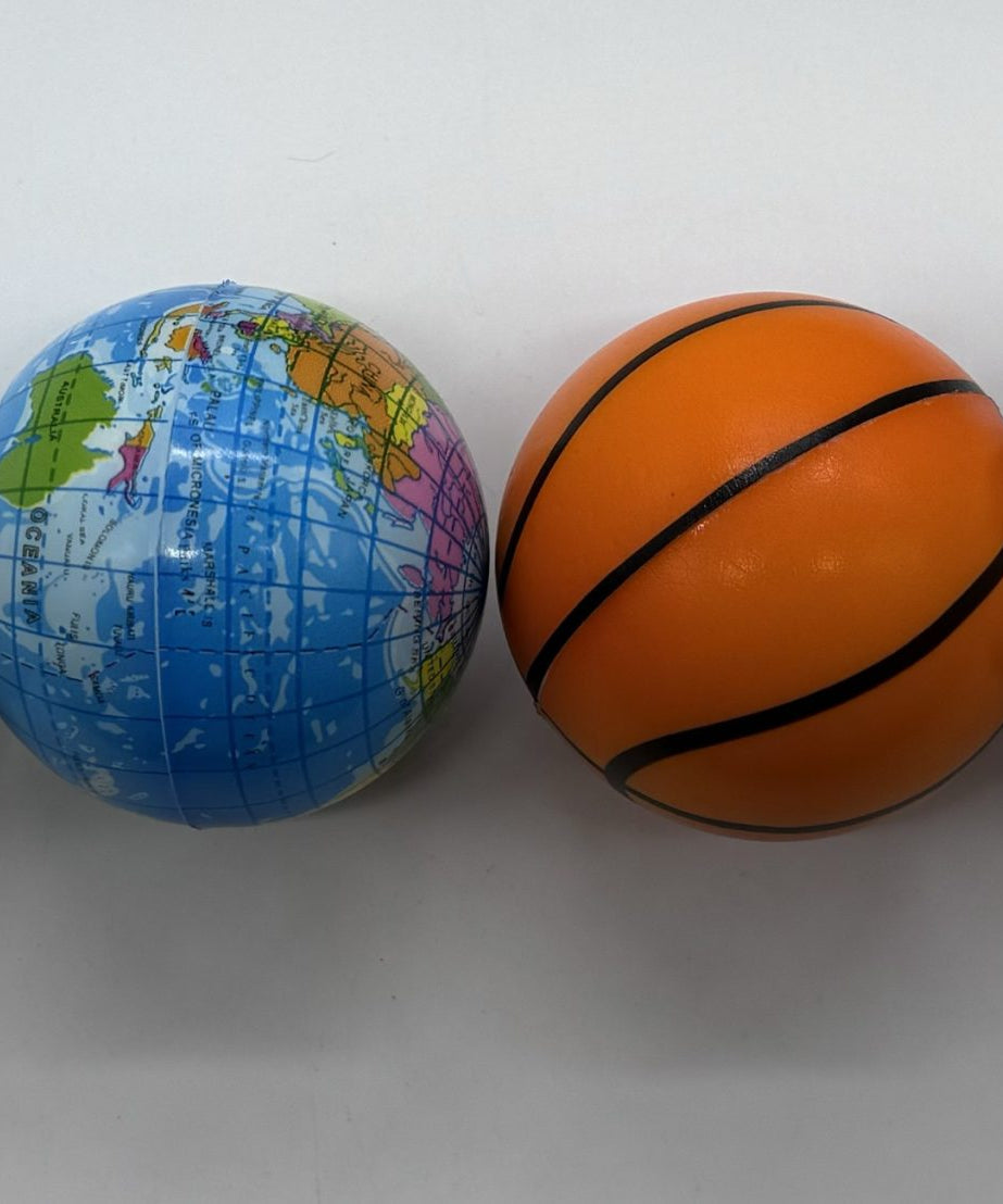 Sports Themed Stress Ball Duo