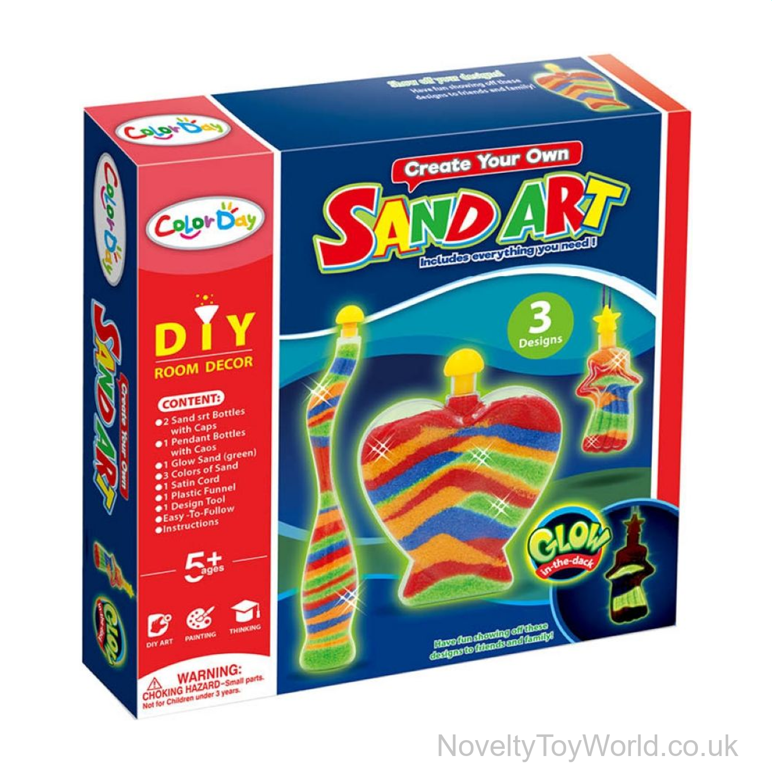 Color Day Create Your Own Sand Art DIY Room Decor