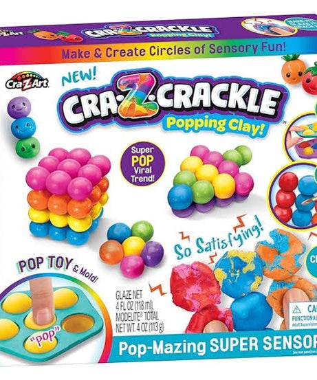 Cra-Z-Art Cra-Z-Crackle Popping Clay!