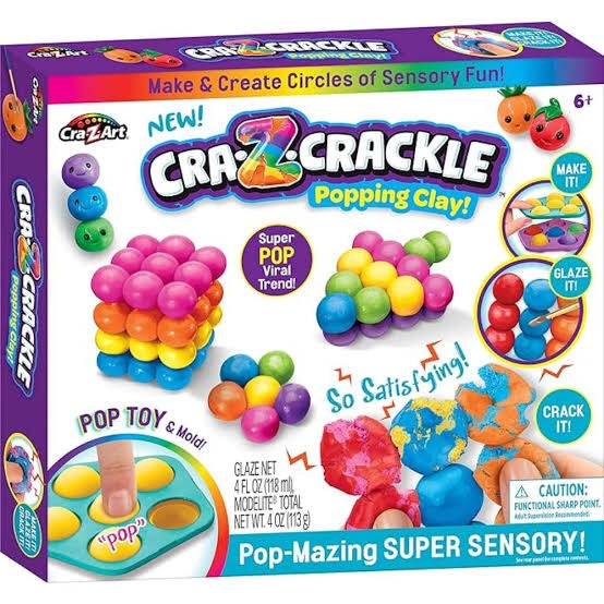 Cra-Z-Art Cra-Z-Crackle Popping Clay!