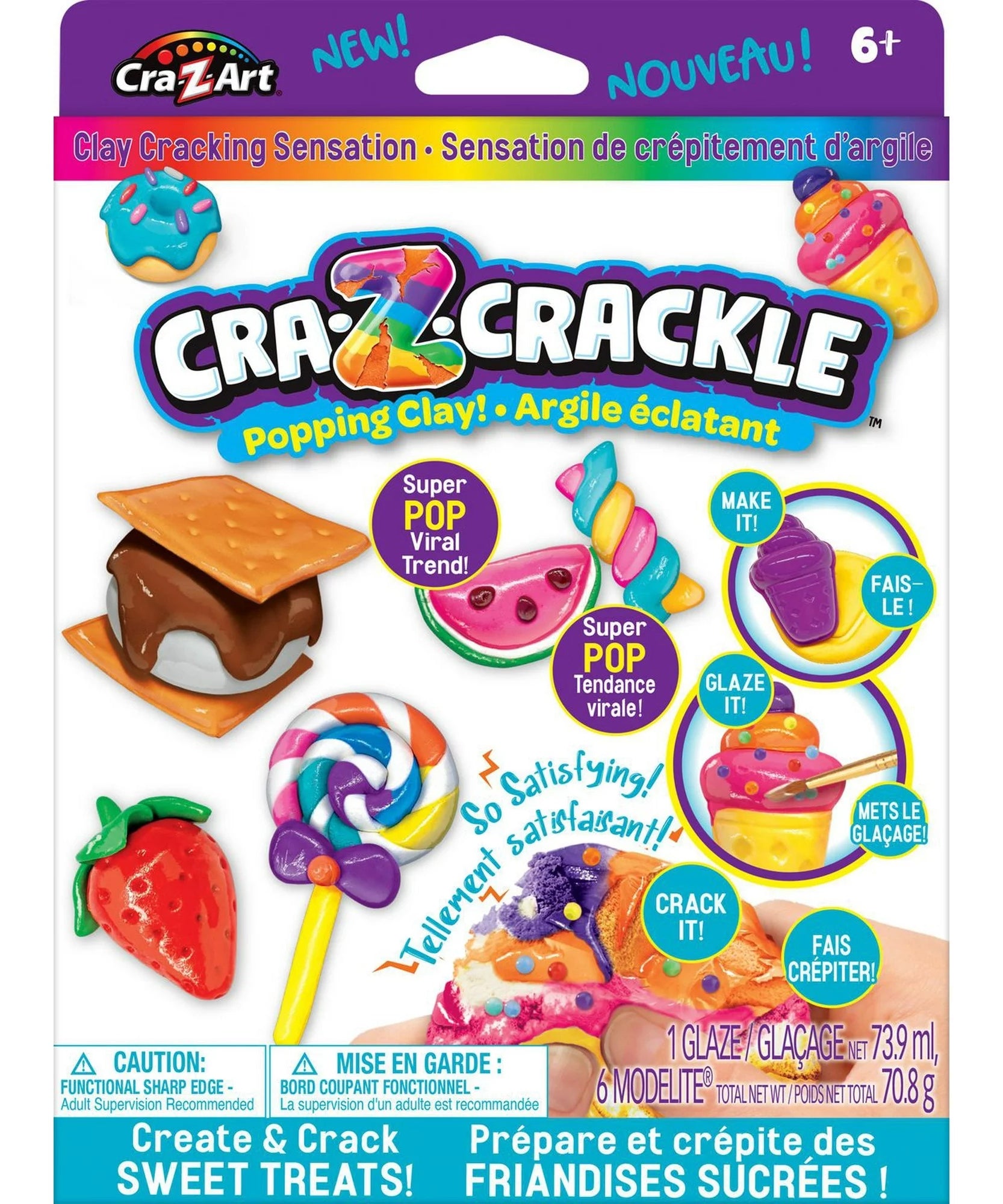 Cra-Z-Art Cra-Z-Crackle Popping Clay