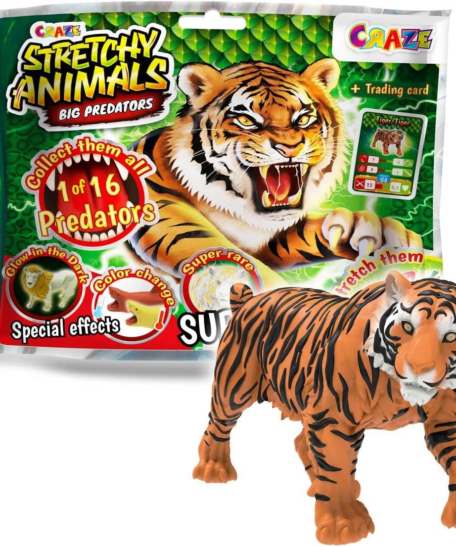 CRAZE Stretchy Animals Big Predators Surprise Bag