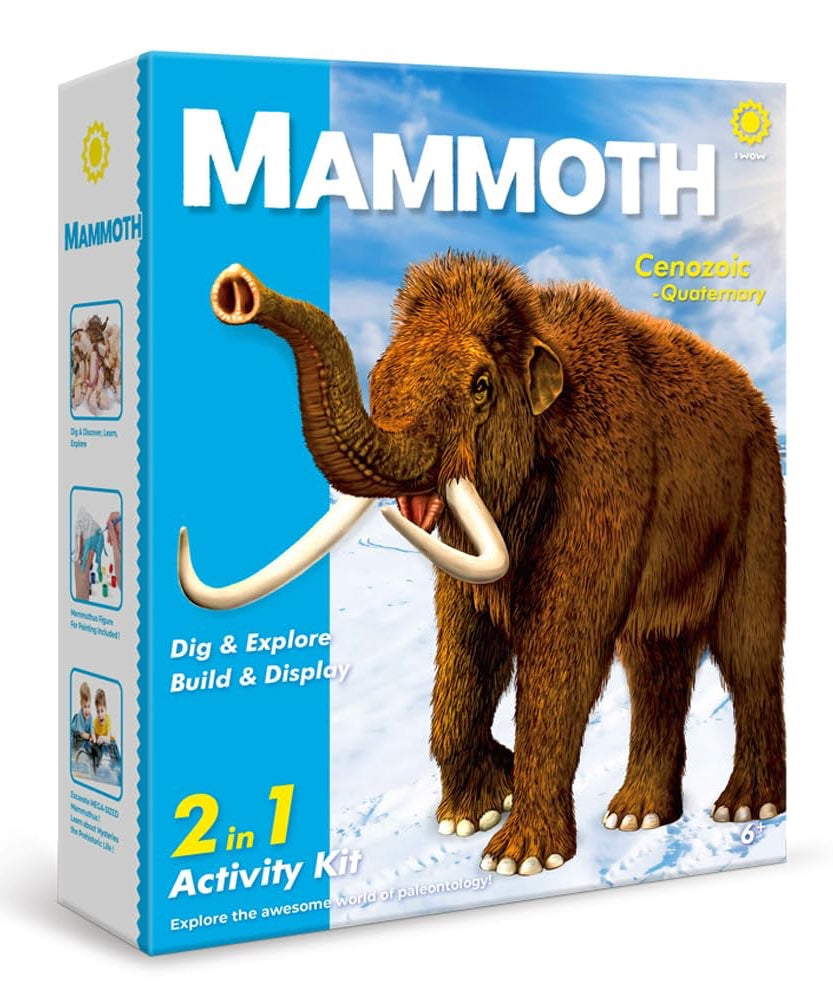 Drilling kit for the game of digging and exploring dinosaurs