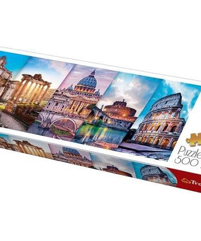 Trefl Panorama Puzzle 500: Acropolis at Sunset