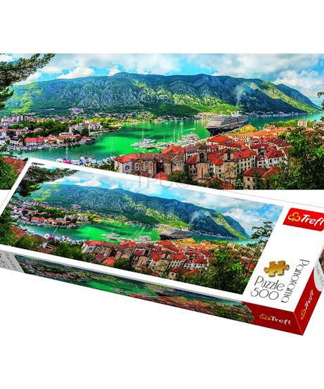 Trefl Panorama Puzzle 500: Acropolis at Sunset
