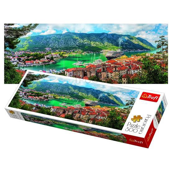 Trefl Panorama Puzzle 500: Acropolis at Sunset