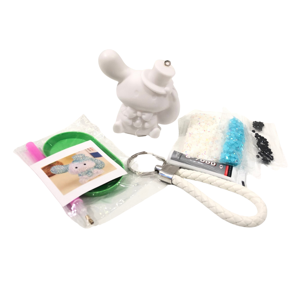 Coloring Character Keychain