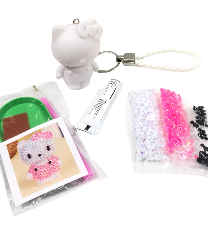 Coloring Character Keychain