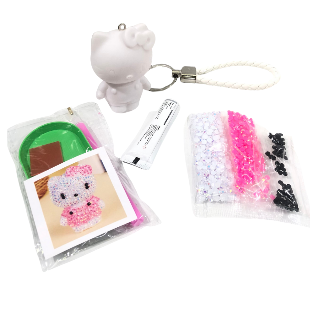 Coloring Character Keychain