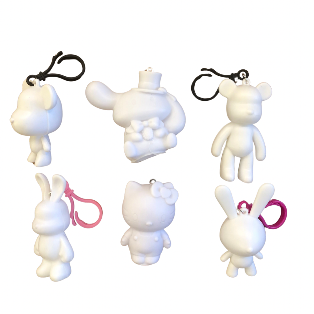 Coloring Character Keychain