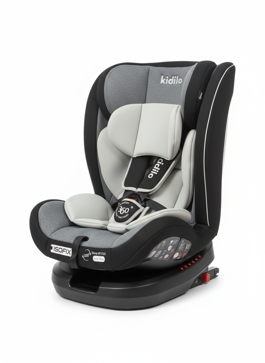 Kidilo 360° Rotation ISOFIX Car Seat