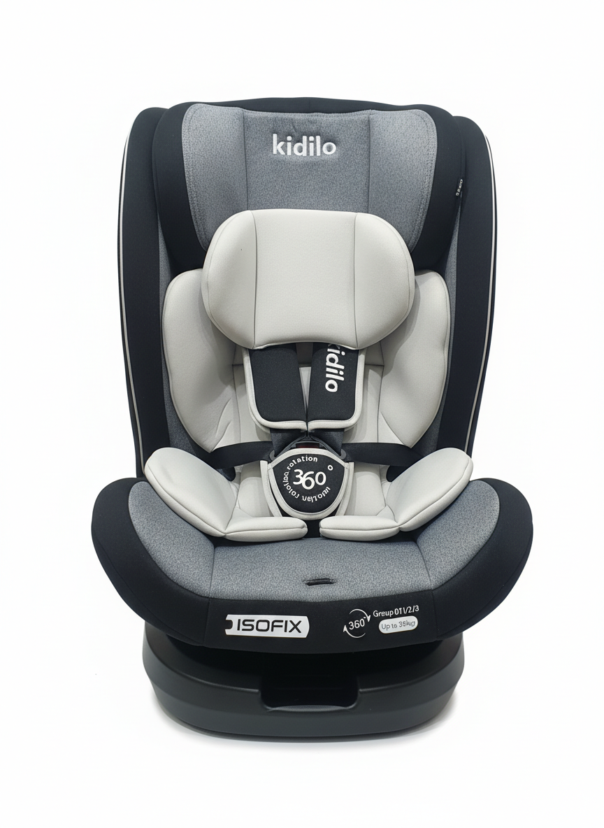 Kidilo 360° Rotation ISOFIX Car Seat