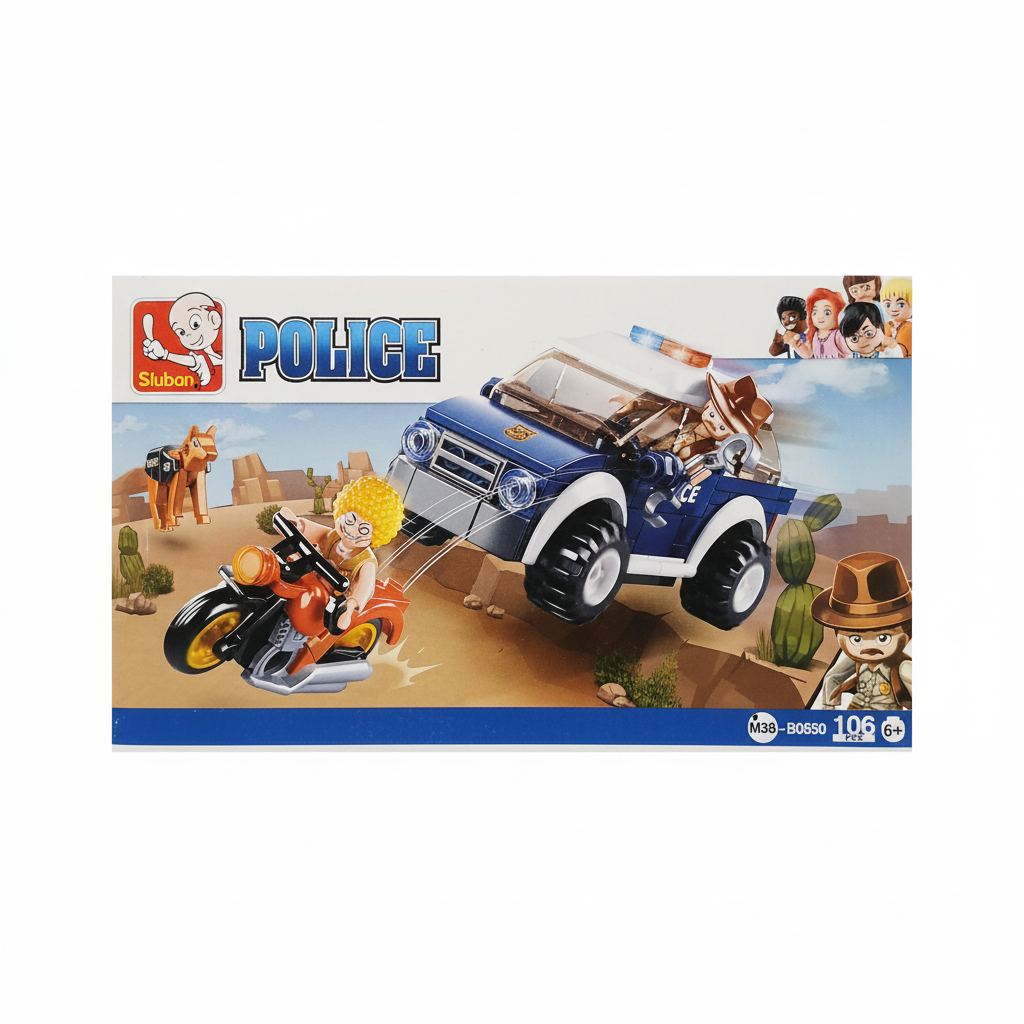 Sluban Police Building Block Set