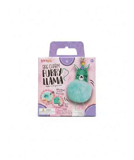 Sew-Star Bag Charm Furry Llama Craft Kit