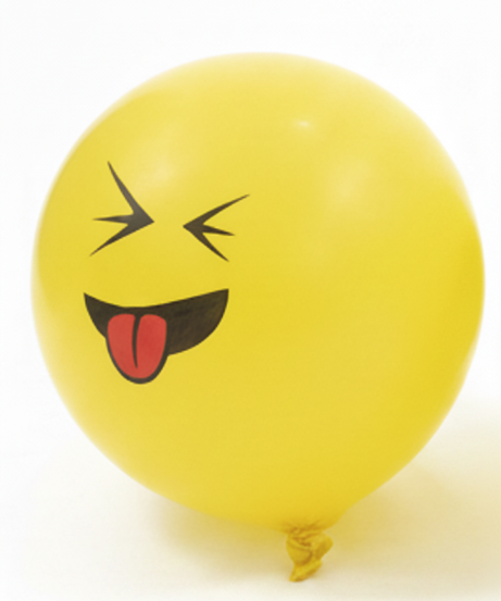 Assorted Emoji Face Balloons Party Pack