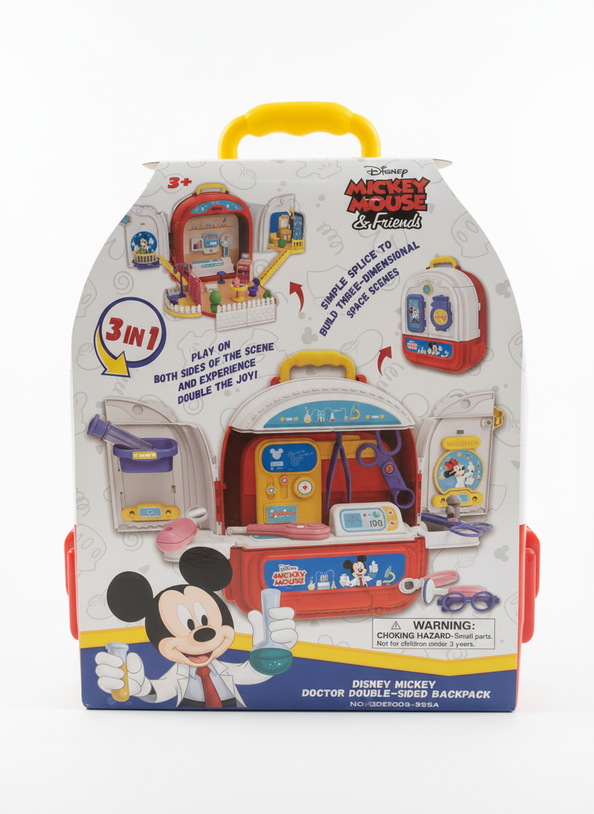 Mickey Mouse & Friends Doctor Double-Sided Backpack