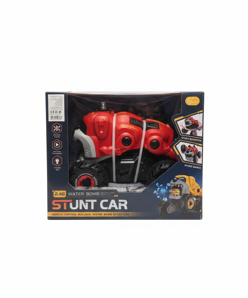 Remote Control Bulldog Water Bomb Stunt Car