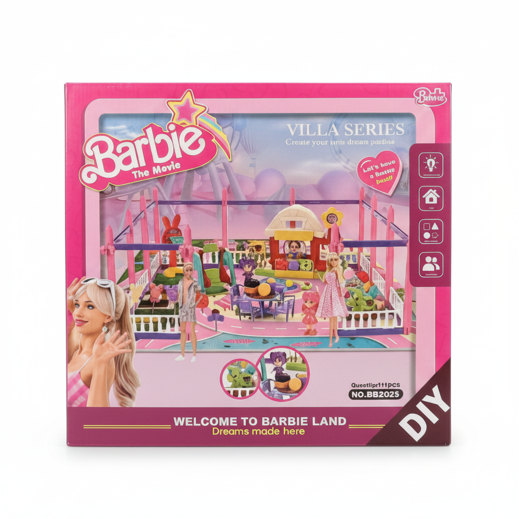 Barbie The Movie Villa Series - Welcome to Barbie Land DIY Playset