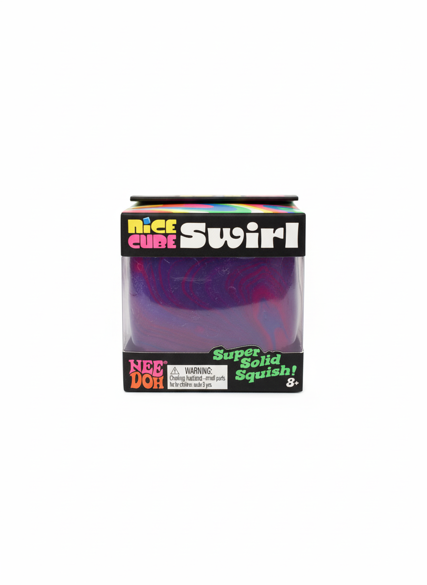 NeeDoh Nice Cube Swirl Super Solid Squish!