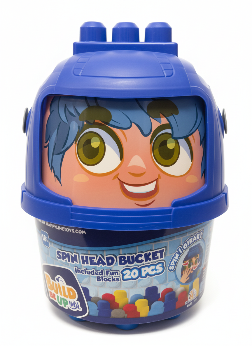 Build Me Up Maxi Spin Head Bucket 20 PCS