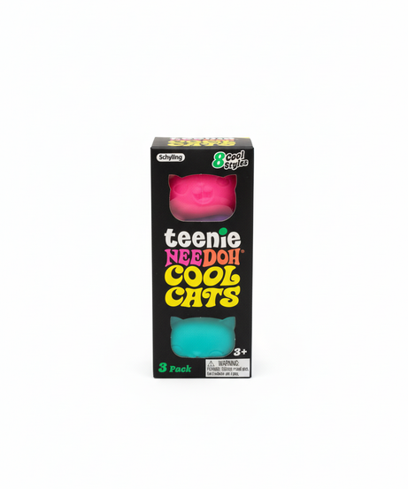Teenie NeeDoh Cool Cats - 3 Pack